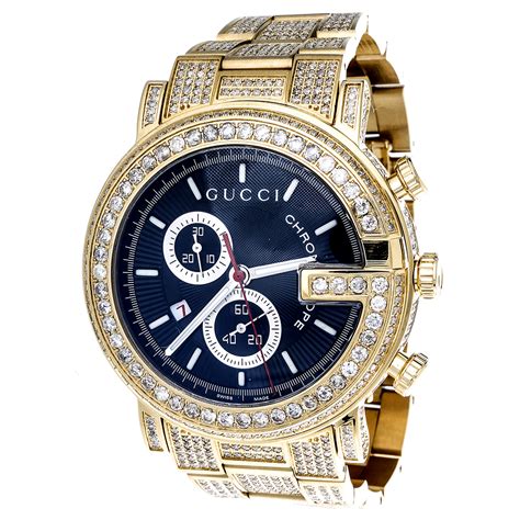 gucci wearing gold chains guy|gucci gold watch for men.